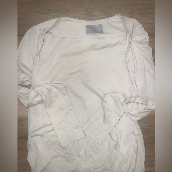 Modern Citizen Cream Long Sleeve Top - Picture 5 of 8